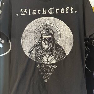 BlackCraft Black Graphic Tee
